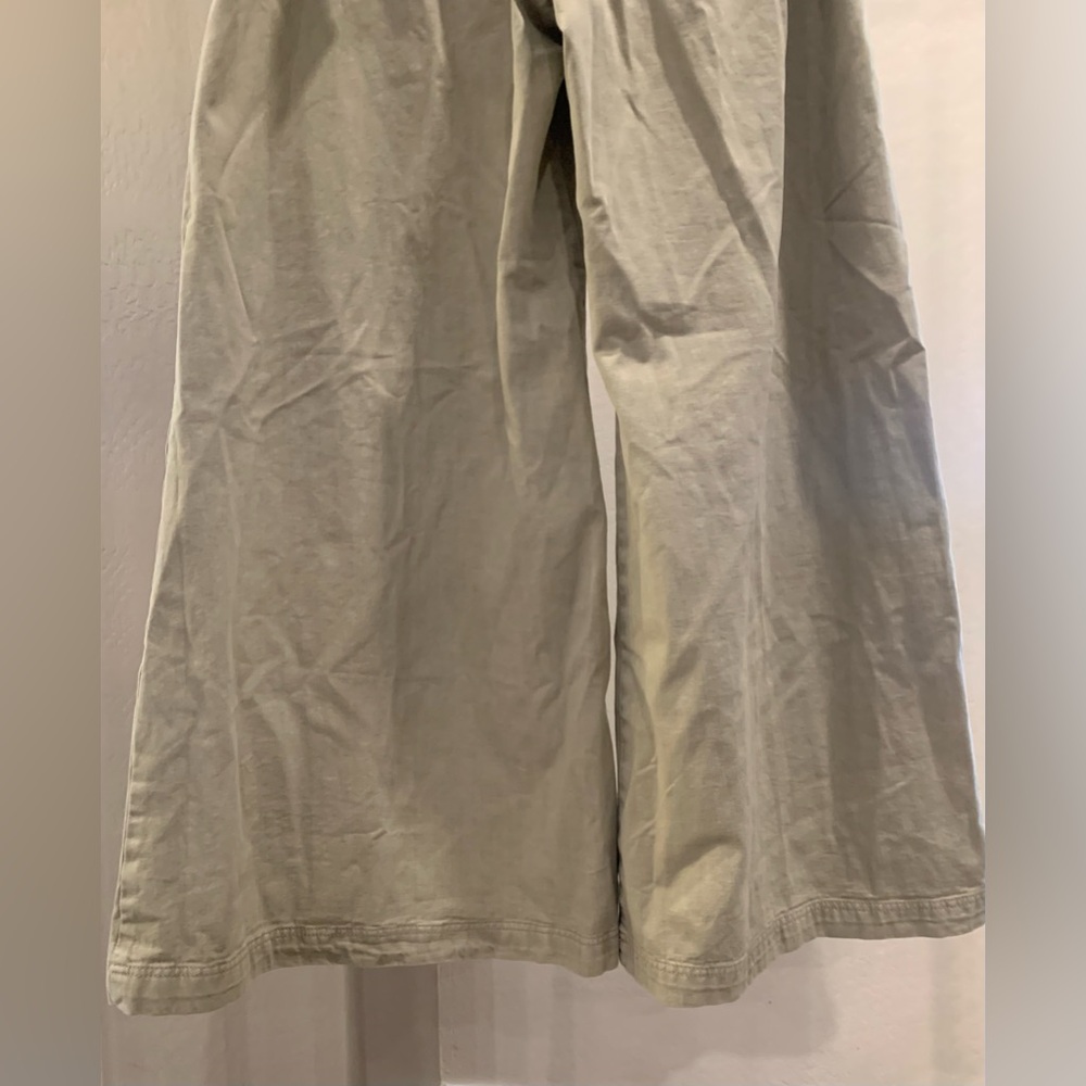 Free People Julien Wide Leg Chino Trousers size Large - Picture 10 of 14